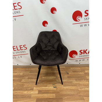 Kitchen chair Karsten (Brown velvet)